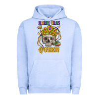 Pigment Grape Ice Skull Mardi Gras queen Urban Hoodie - FaDigitalArtStudio