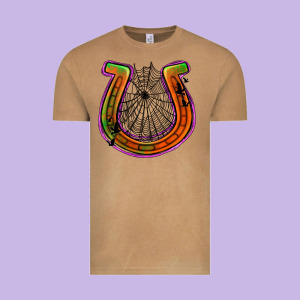 Halloween  Horseshoe Vintage Tee Designed By Jasminsmagicworld