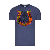 Vintage Denim halloween  horseshoe Vintage Tee - Jasminsmagicworld