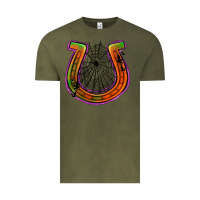 Vintage Olive halloween  horseshoe Vintage Tee - Jasminsmagicworld