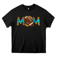 Black western mom american football Heavy Core Tee - HRA Design Shop