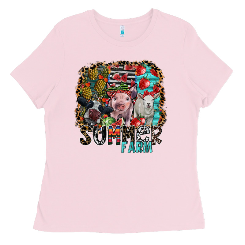 Summer Farm Ladies Tee by SublimationCraftShop | Teevron