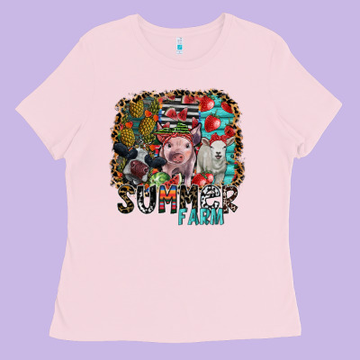 Summer Farm Ladies Tee Designed By Sublimationcraftshop