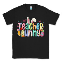 Black teacher bunny Classic Tee - MaliasSmallBusiness