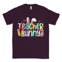 Plum teacher bunny Classic Tee - MaliasSmallBusiness