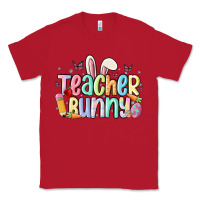 Red teacher bunny Classic Tee - MaliasSmallBusiness