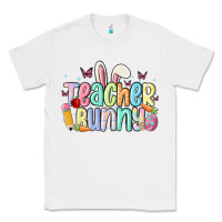 White teacher bunny Classic Tee - MaliasSmallBusiness