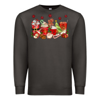 Smoke Christmas coffee cups Premium Sweatshirt - texasbilliewilder