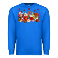True Royal Christmas coffee cups Premium Sweatshirt - texasbilliewilder