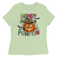 Matcha howdy pumpkin Ladies Tee - CowhideDigitalArt