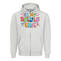 Dove Grey in my delulu era Zipper Hoodie - Artiststas