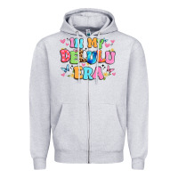 Heather Grey in my delulu era Zipper Hoodie - Artiststas