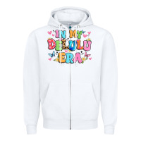 White in my delulu era Zipper Hoodie - Artiststas