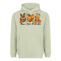 Matcha Peace Love Pumpkin Spice Heavyweight Hoodie - texasbilliewilder
