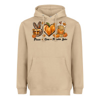 Mushroom Peace Love Pumpkin Spice Heavyweight Hoodie - texasbilliewilder