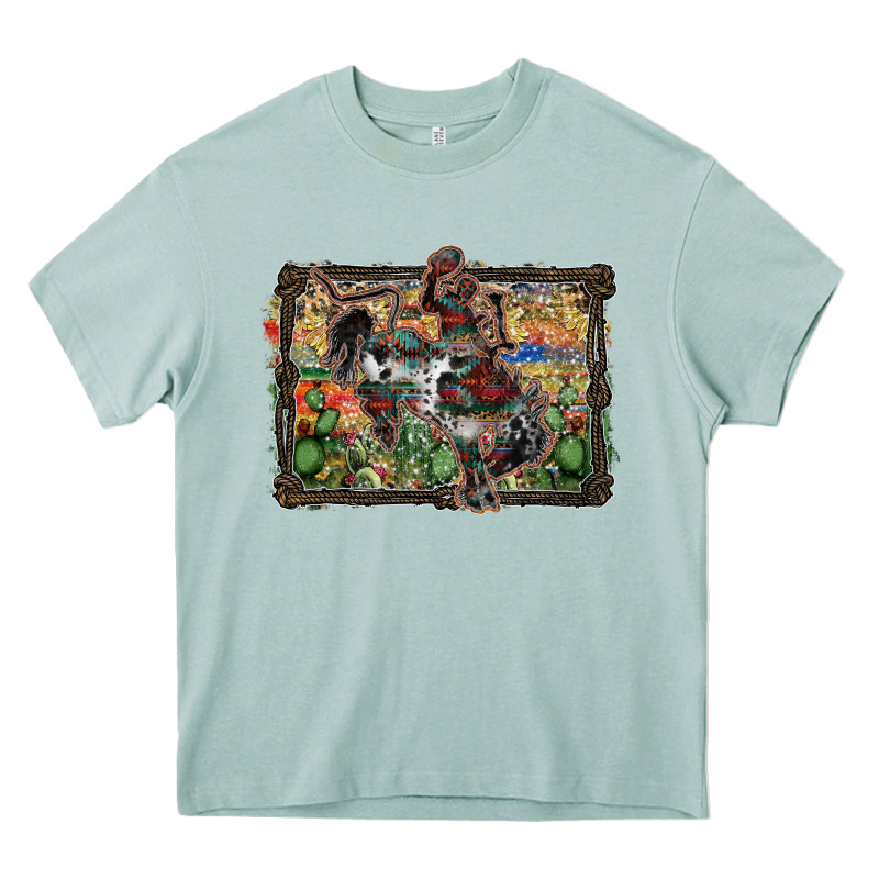 Rodeo Heavy Core Tee by SublimationCraftShop | Teevron
