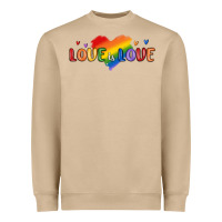 Mushroom love is love lgbtq Heavyweight Sweatshirt - MaliasSmallBusiness