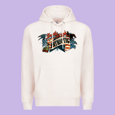 I'm Not Drunk I'm Patriotic Premium Hoodie Designed By Howdyjamesfarm