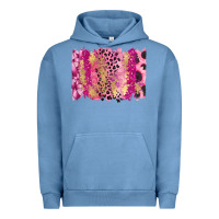 Pigment Pebble Blue Cancer Brushstroke Urban Hoodie - FaDigitalArtStudio