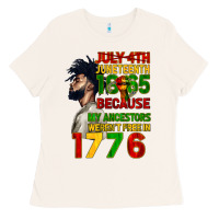 Bone July 4th Juneteenth 1865 Ladies Tee - CowGirlArtShop