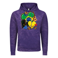 Cloud Purple brazil hearts Vintage Hoodie - NancyCooperArtShop