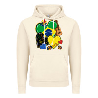 Vintage Artic brazil hearts Vintage Hoodie - NancyCooperArtShop