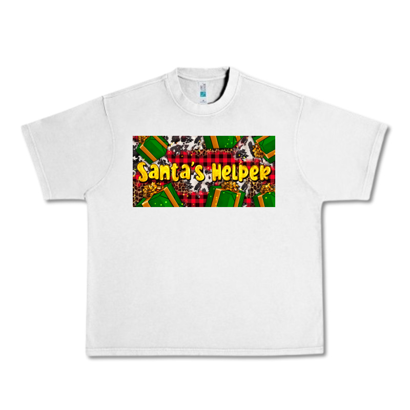 Santa's Helper With Gifts Urban Heavy Tee by AdoDesignShop | Teevron