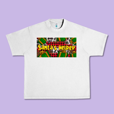 Santa's Helper With Gifts Urban Heavy Tee Designed By Adodesignshop