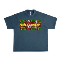 Midnight Navy santa's helper with gifts Urban Heavy Tee - AdoDesignShop