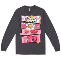 Smoke trendy valentines day retro characters Long Sleeve Tee - MaliasSmallBusiness