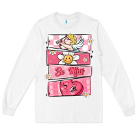 White trendy valentines day retro characters Long Sleeve Tee - MaliasSmallBusiness