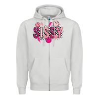 Dove Grey sissy Zipper Hoodie - Artiststas