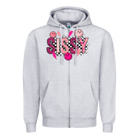 Heather Grey sissy Zipper Hoodie - Artiststas