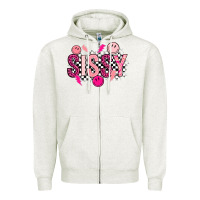 Oatmeal Heather sissy Zipper Hoodie - Artiststas