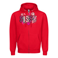 Red sissy Zipper Hoodie - Artiststas