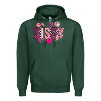 Sports Green sissy Zipper Hoodie - Artiststas