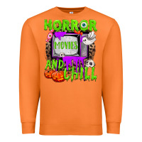 Carrot Horror movies and chill Premium Sweatshirt - NancyCooperArtShop