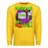 Lemon Horror movies and chill Premium Sweatshirt - NancyCooperArtShop