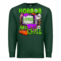 Sports Green Horror movies and chill Premium Sweatshirt - NancyCooperArtShop