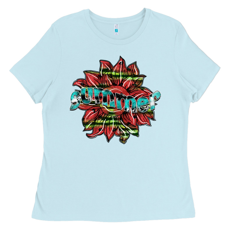 Summer Ladies Tee by SublimationCraftShop | Teevron