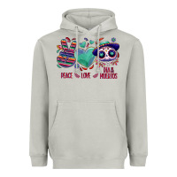 Moon Dust Peace love dia de los muertos Heavyweight Hoodie - NancyCooperArtShop