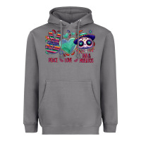 Storm Peace love dia de los muertos Heavyweight Hoodie - NancyCooperArtShop
