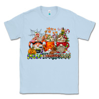Dusty Blue Hallothanksmas Gnome Coffee Cups Classic Tee - CowhideDigitalArt