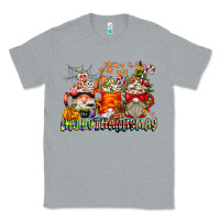 Heather Grey Hallothanksmas Gnome Coffee Cups Classic Tee - CowhideDigitalArt