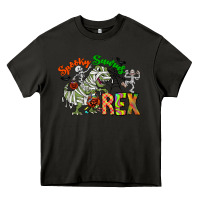 Asphalt spooky sourus Heavy Core Tee - CowhideDigitalArt
