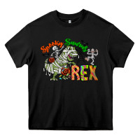 Black spooky sourus Heavy Core Tee - CowhideDigitalArt
