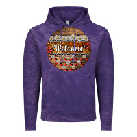 Cloud Purple ladybug welcome ornament Vintage Hoodie - BarkalooDesign