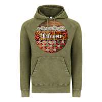 Vintage Olive ladybug welcome ornament Vintage Hoodie - BarkalooDesign