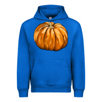 Cobalt Pumpkin Urban Hoodie - FaDigitalArtStudio