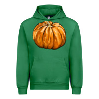 Emerald Pumpkin Urban Hoodie - FaDigitalArtStudio